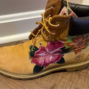 Timberland Custom Painted Boots